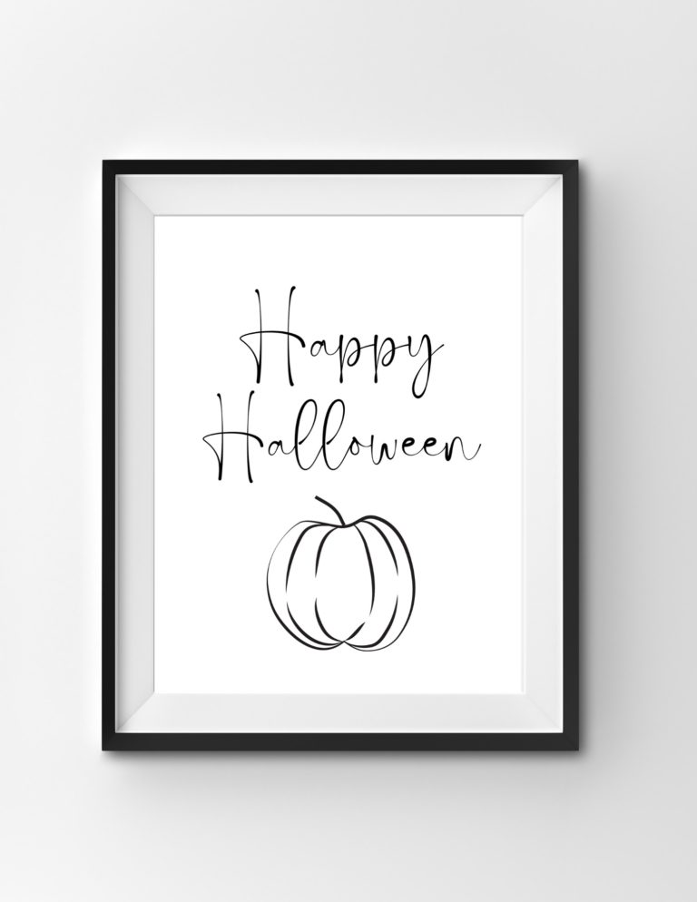 Free Printable Halloween Wall Art – Lifestyled By Sam
